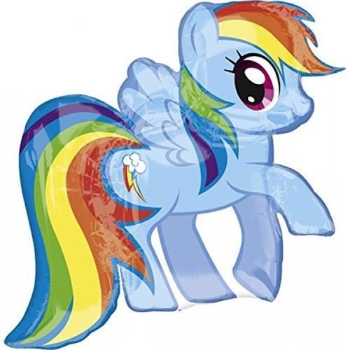 Foliový balonek My little Pony - Rainbow Dash 60 cm - Nebalený