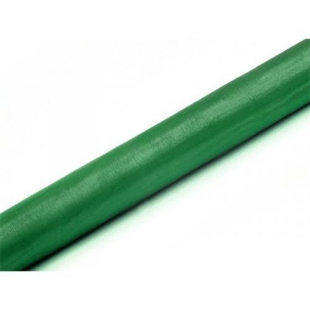 Picture of Green organza – 36 cm × 9 m, unedged