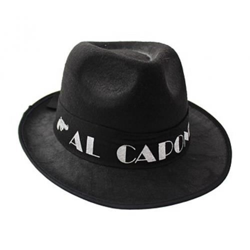 Klobouk Al Capone černý