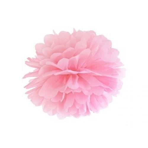Pom pom růžový - 35 cm