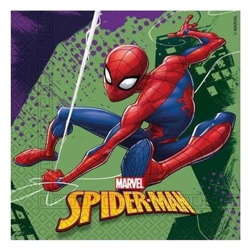 Papírové party ubrousky Spiderman Team Up 20 ks