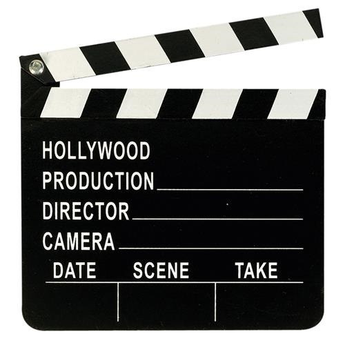 Rekvizita do fotokoutku Hollywood filmová klapka 17 x 20 cm