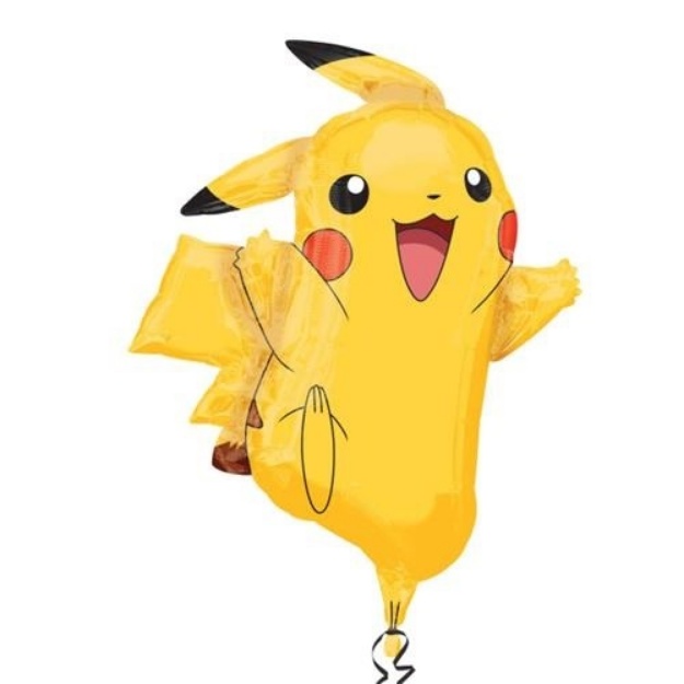 Obrázek z Foliový balonek Pokemon Pikachu 62 x 78 cm 