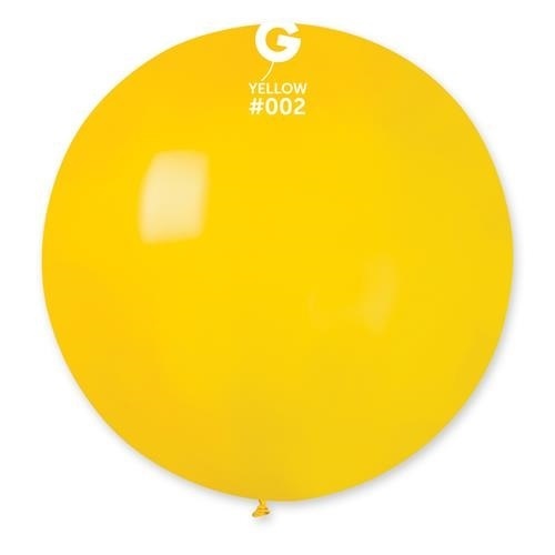 Balon jumbo žlutý 100 cm