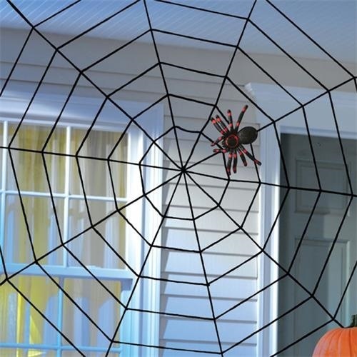 Halloweenská dekorace pavoučí síť 152 x 152 cm