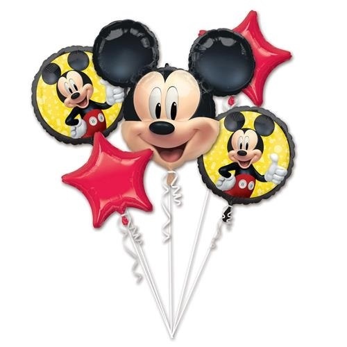 Sada foliových balonků Mickey Mouse - 5 ks