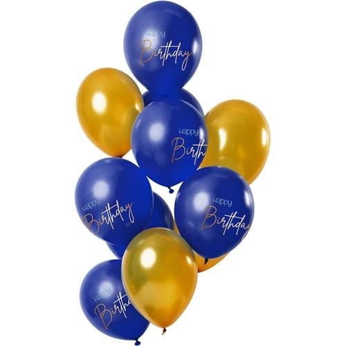 Latexové balonky Elegant True Blue 30 cm - 12 ks