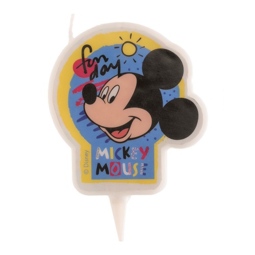 Dortová svíčka 2D - Mickey Mouse