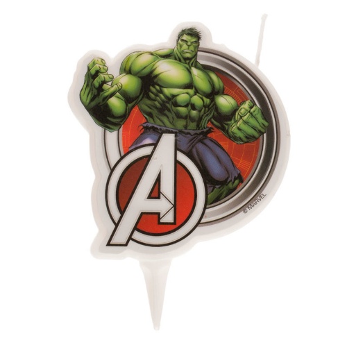 Dortová svíčka 2D - Avengers - Hulk