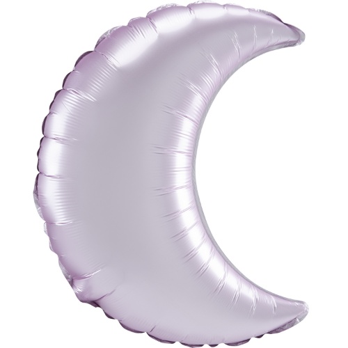 Foliový balonek Měsíc Satin pastelový růžový - 89 cm