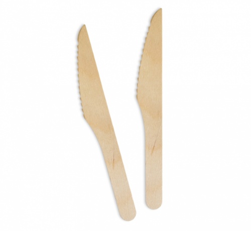 EKO příbory - Nůž dřevěný 100 ks