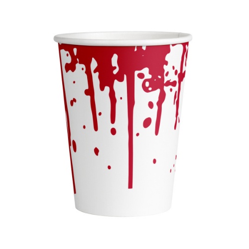 Papírové kelímky Halloween - Help 8 ks