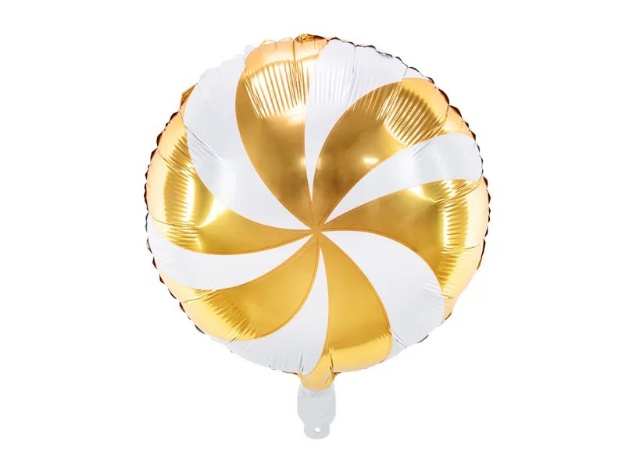 Obrázek z Foliový balonek bonbón zlatý 35 cm 