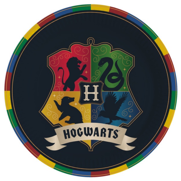 Obrázek z EKO Papírové talíře Harry Potter - Bradavice - 23 cm - 8 ks 