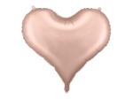 Obrázek z Foliový balonek srdce rose gold  75 x 64,5 cm 