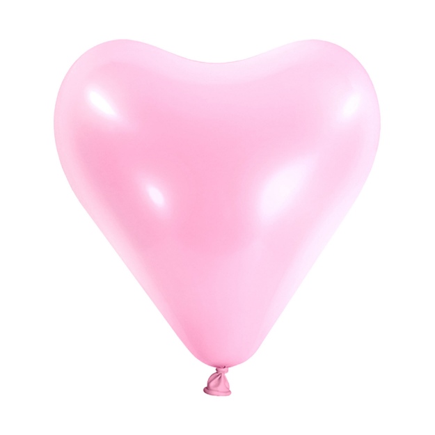 Obrázek z Balonek srdce standard Pretty pink 30 cm - D06, Růžový 