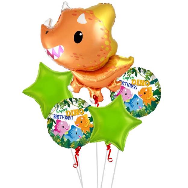 Obrázek z Sada fóliových balonků Malí Dinosauři - 5 ks - BP 