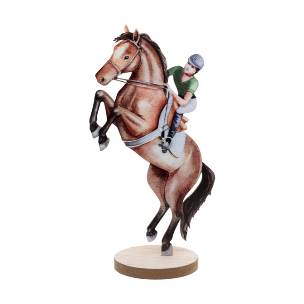 Obrázek z Dekorace na stůl závodní koně - jezdec 