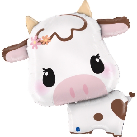 Picture of Foil Balloon Cute Little Cow, 64 cm