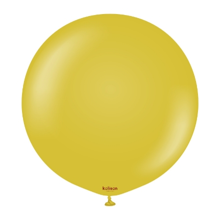 Picture of Mustard Balloon, Retro Mustard 60 cm/24"