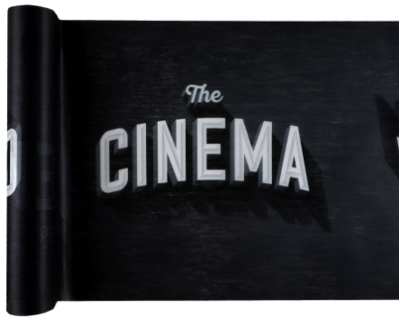 Obrazek Szarfa na stół kinowy - impreza filmowa, 5 m