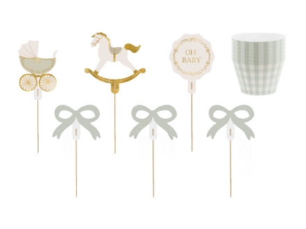 Obrazek Zestaw muffinek Oh Baby – 6 szt.