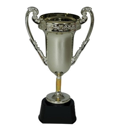 Pohár vítězství č.1 v černo-zlatém provedení, výška 20 cm